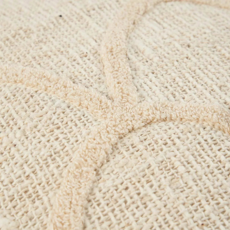 Housse de coussin originale Carrée 50x50 en Coton Naturel The Sahara 