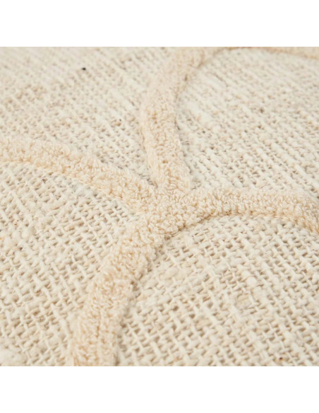 Housse de coussin originale Carrée 50x50 en Coton Naturel The Sahara 
