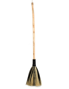 Balai indonésien en Bois Herbe Naturel Noir The Big Broom 