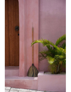 Balai indonésien en Bois Herbe Naturel Noir The Big Broom 