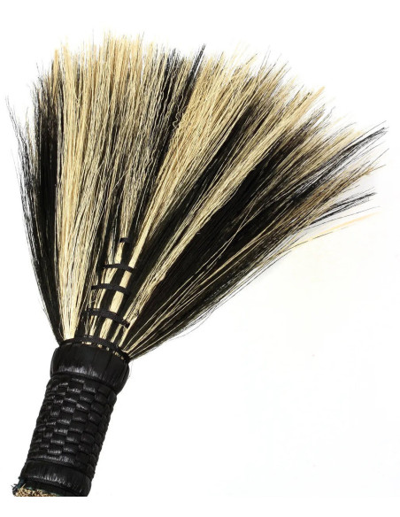 Balai indonésien en Bois Herbe Naturel Noir The Big Broom 