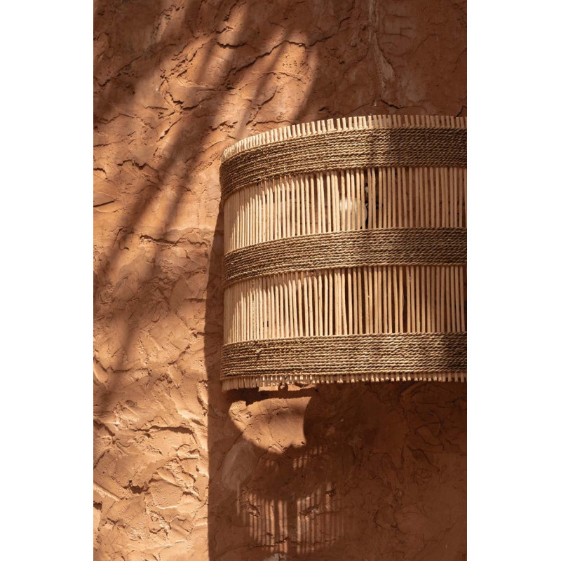 Abat-jour pour applique murale 40x30 Rotin Naturel The Doedoe 