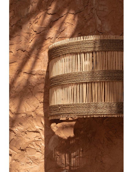 Abat-jour pour applique murale 40x30 Rotin Naturel The Doedoe 