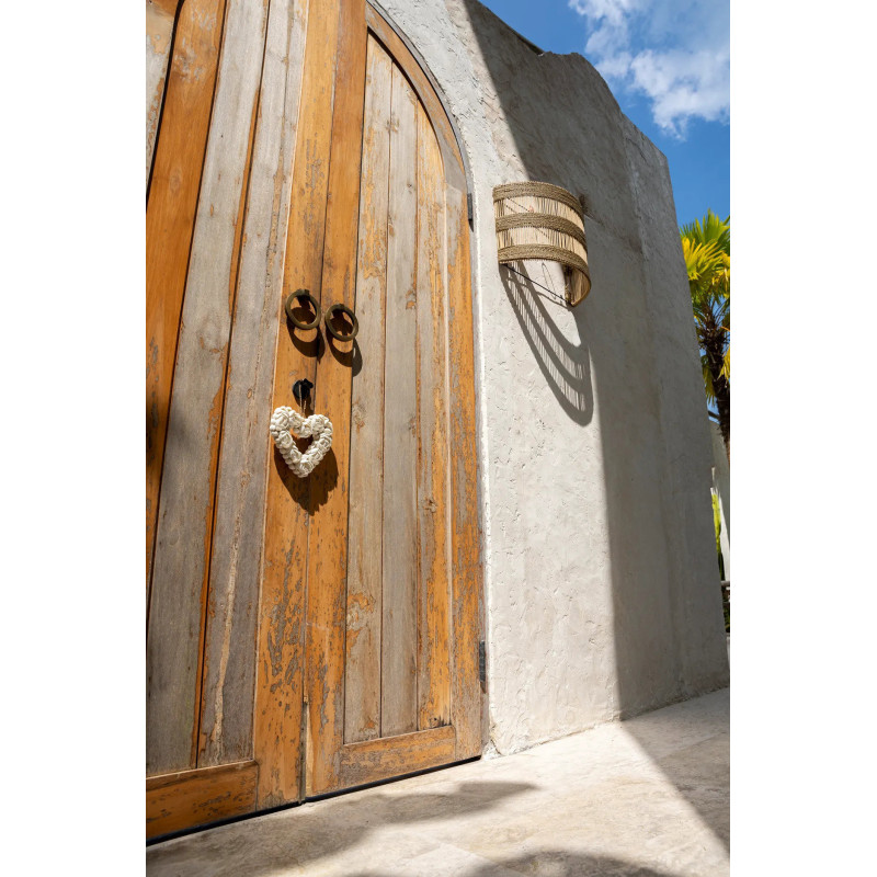 Abat-jour pour applique murale 40x30 Rotin Naturel The Doedoe 