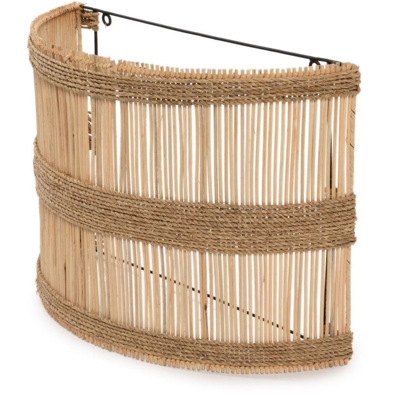 Abat-jour pour applique murale 40x30 Rotin Naturel The Doedoe 