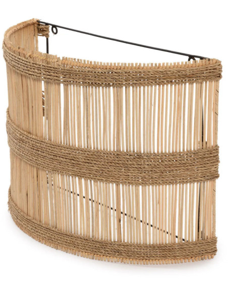 Abat-jour pour applique murale 40x30 Rotin Naturel The Doedoe 