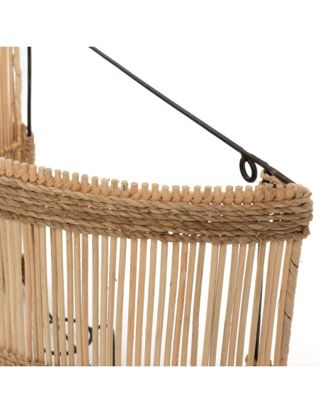 Abat-jour pour applique murale 40x30 Rotin Naturel The Doedoe 