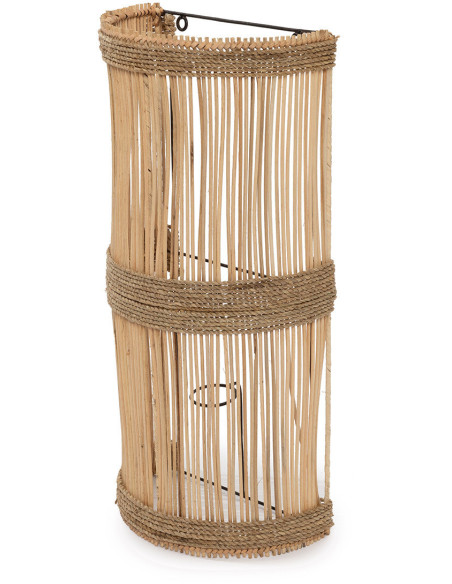 Abat-jour pour applique murale 25x50 Rotin Naturel The Jalal 