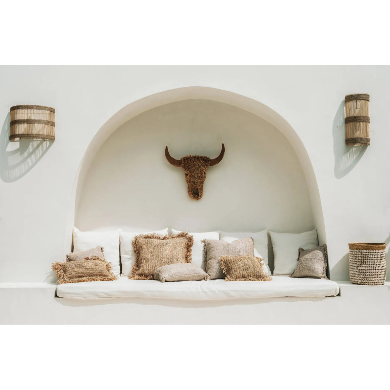 Abat-jour pour applique murale 25x50 Rotin Naturel The Jalal 