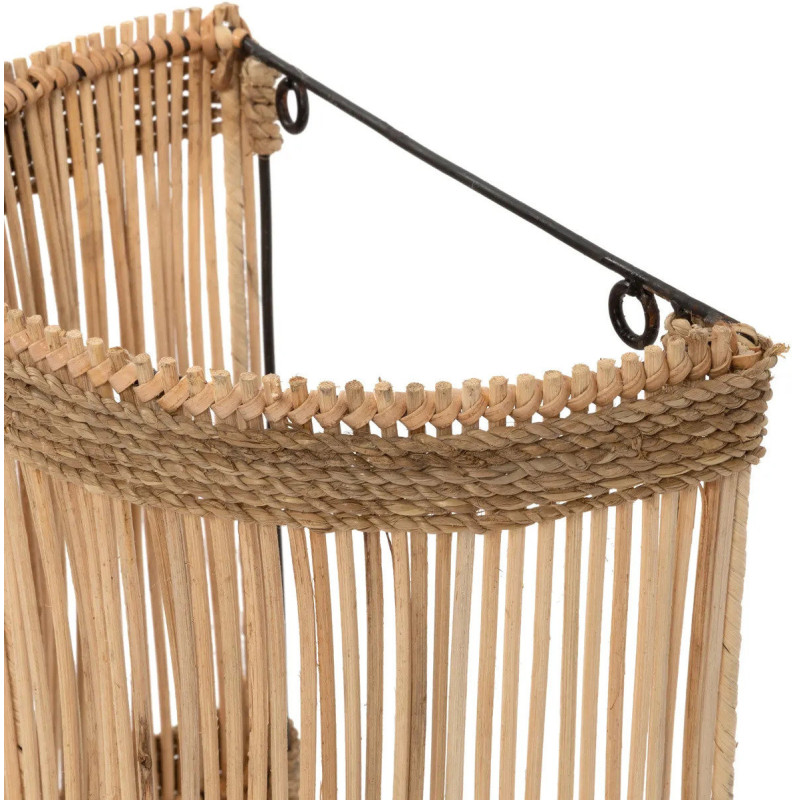 Abat-jour pour applique murale 25x50 Rotin Naturel The Jalal 