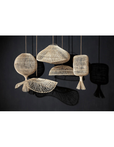 Abat-jour pour suspension 29 cm Rotin Naturel The Dumpling 