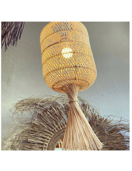 Abat-jour pour suspension 29 cm Rotin Naturel The Dumpling 