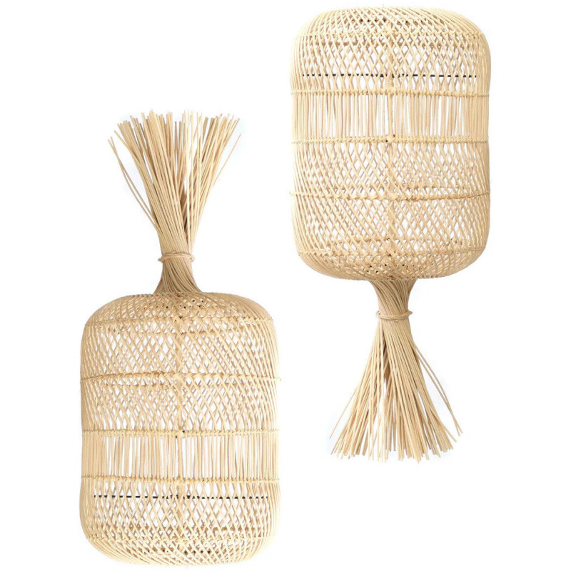 Abat-jour pour suspension 29 cm Rotin Naturel The Dumpling 