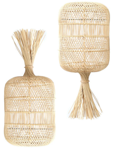 Abat-jour pour suspension 29 cm Rotin Naturel The Dumpling 