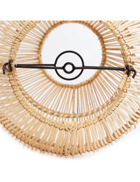 Abat-jour pour suspension 30 cm Rotin Naturel The Zuri 