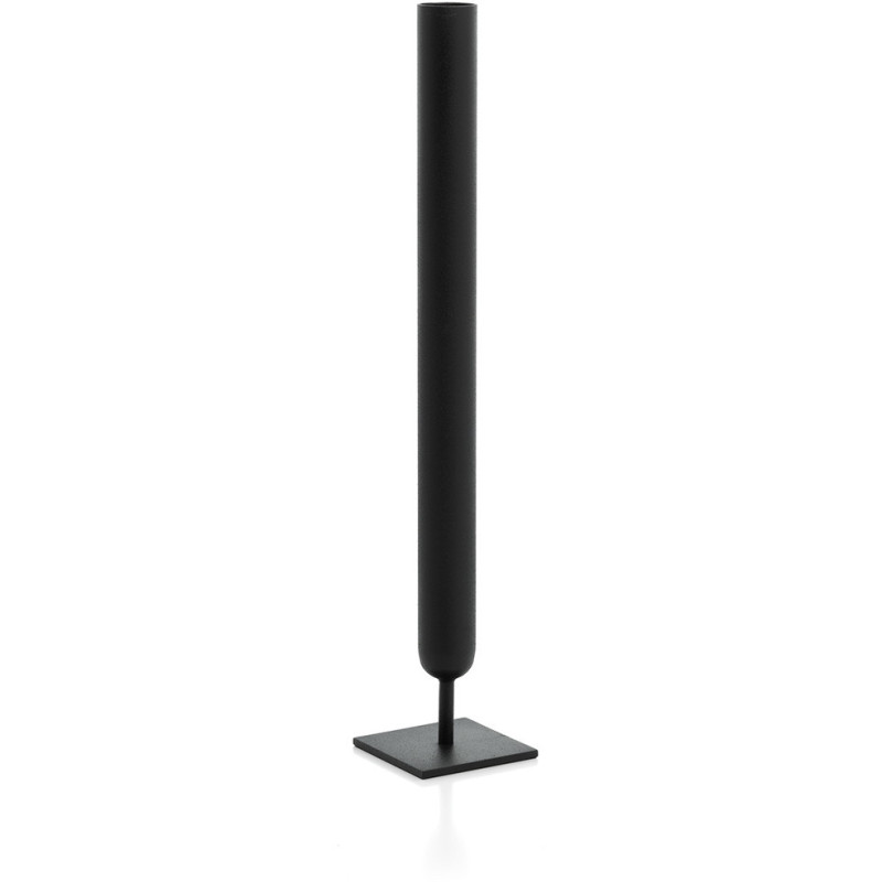Grand Vase design minimaliste Soliflore H 50 cm Métal Noir The Miss Slimsy 