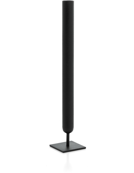 Grand Vase design minimaliste Soliflore H 50 cm Métal Noir The Miss Slimsy 