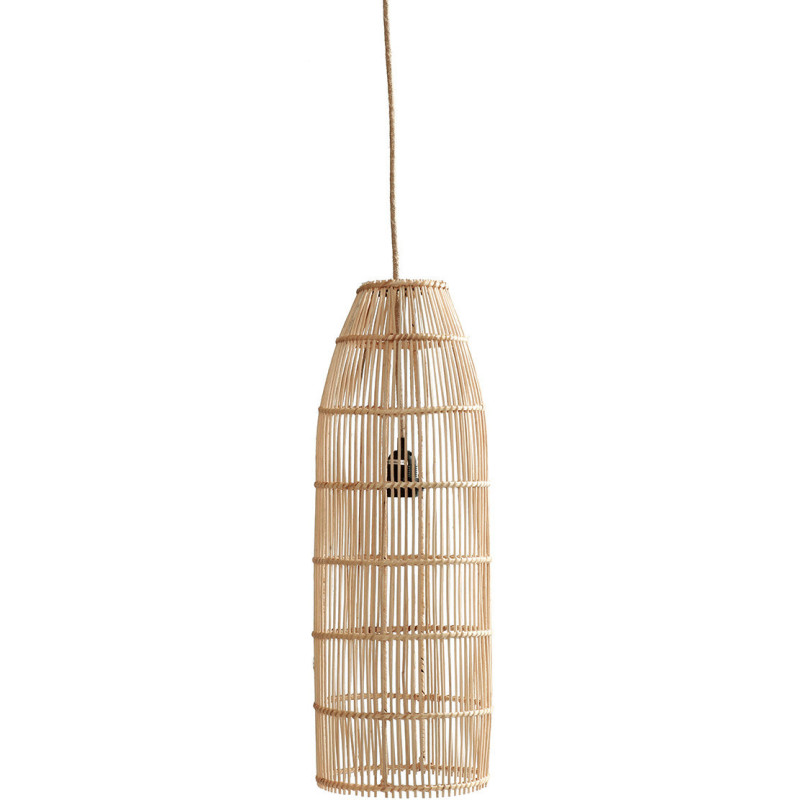 Abat-jour pour suspension 22 cm Rotin Naturel The Fish Trap 