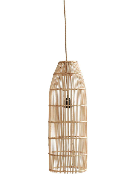 Abat-jour pour suspension 22 cm Rotin Naturel The Fish Trap 