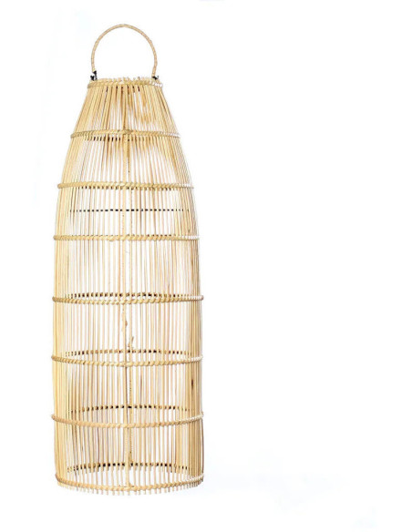Abat-jour pour suspension 22 cm Rotin Naturel The Fish Trap 