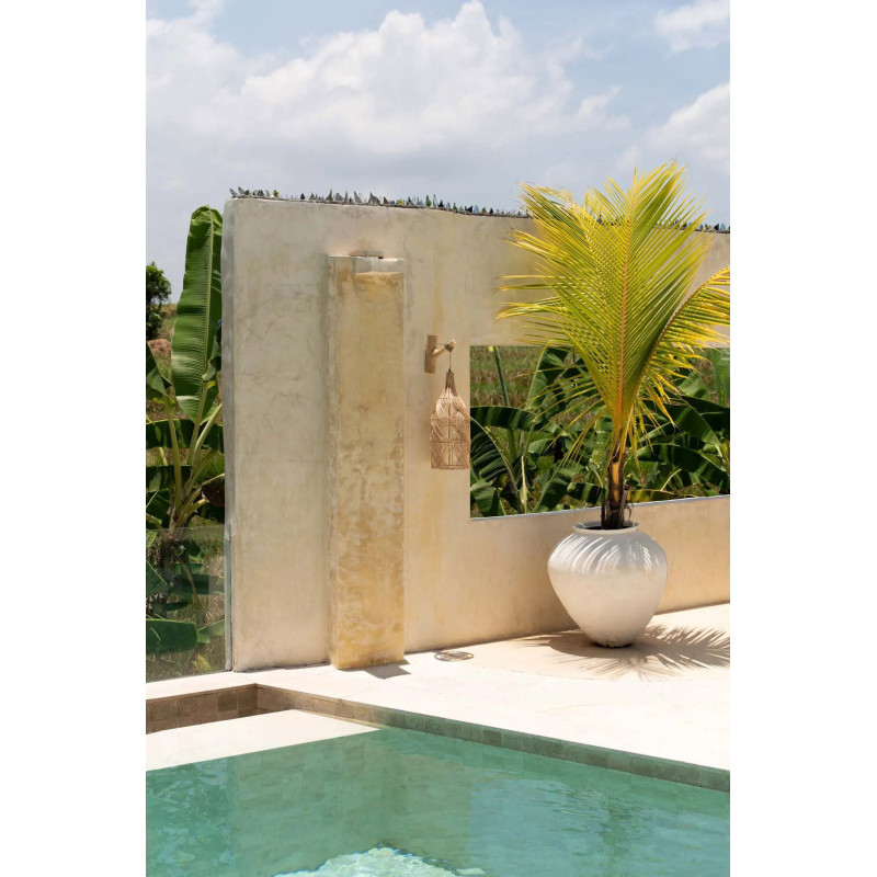 Abat-jour pour suspension 20 cm Rotin Naturel The Garaffa 