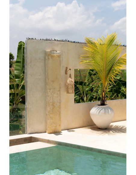 Abat-jour pour suspension 20 cm Rotin Naturel The Garaffa 