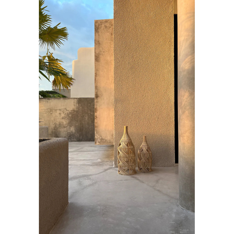 Abat-jour pour suspension 20 cm Rotin Naturel The Garaffa 