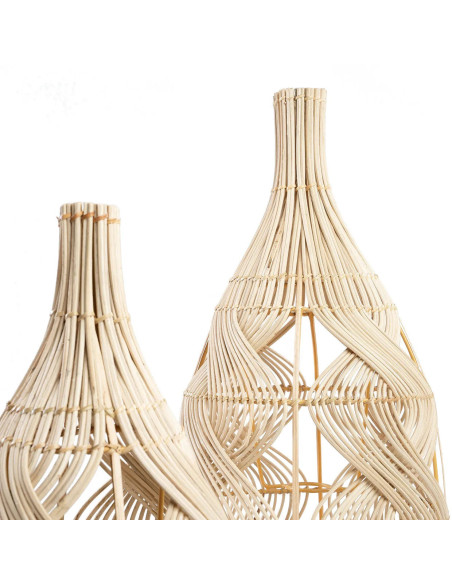 Abat-jour pour suspension 20 cm Rotin Naturel The Garaffa 