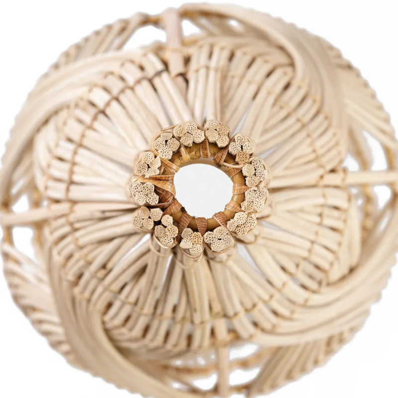 Abat-jour pour suspension 20 cm Rotin Naturel The Garaffa 