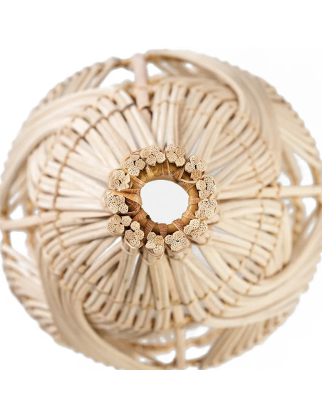 Abat-jour pour suspension 20 cm Rotin Naturel The Garaffa 