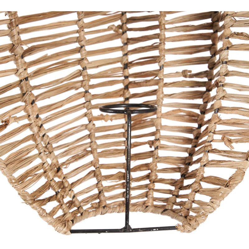 Abat-jour pour applique murale 15x40 Raphia Naturel The Avanti 