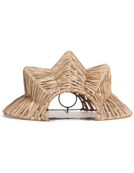 Abat-jour pour applique murale 15x40 Raphia Naturel The Avanti 