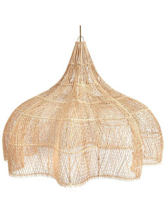 Abat jour original XXL pour suspension 150 cm en Rotin Naturel The Whipped 