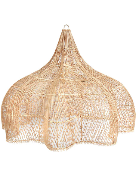 Abat jour original XXL pour suspension 150 cm en Rotin Naturel The Whipped 