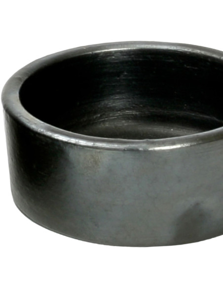 Bol de service rond 10 cm Terre cuite Noir Effet brulé The Burned 