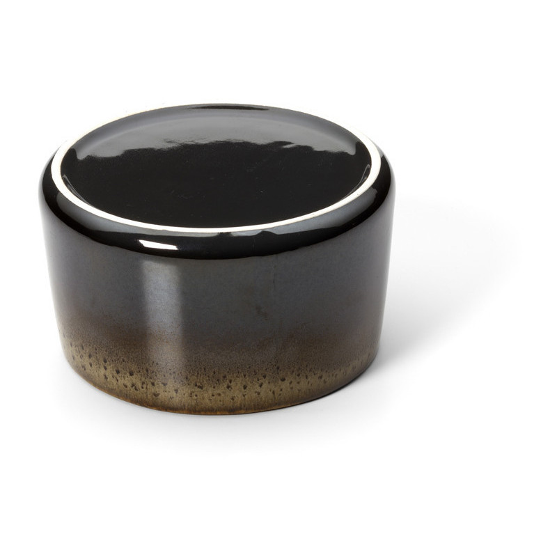 Grand Bol japonais Rond 16 cm Noir Marron The Kyoto 