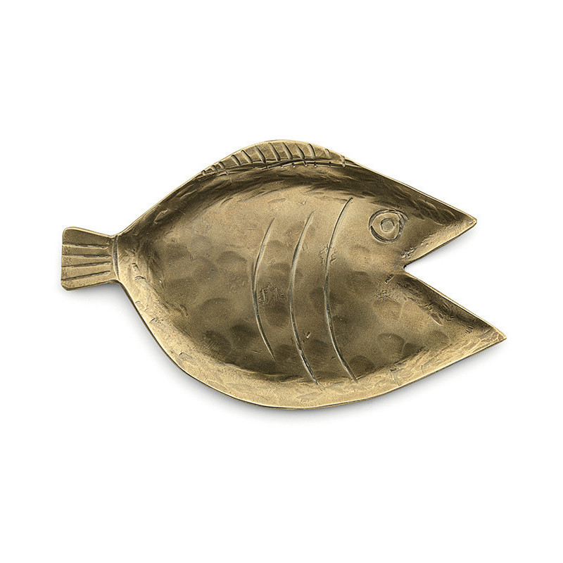 Petit Plateau original Poisson 13 cm Laiton Doré The Dory 