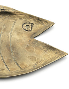 Petit Plateau original Poisson 13 cm Laiton Doré The Dory Bazar Bizar - 2