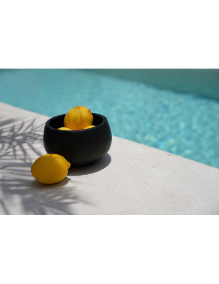 Bol apéro Rond 14 cm en Bois de teck Noir The Bondi 