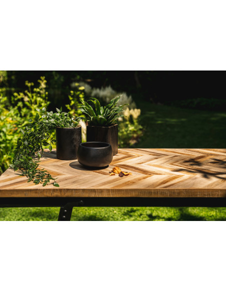 Bol apéro Rond 14 cm en Bois de teck Noir The Bondi 