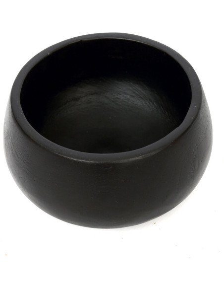 Bol apéro Rond 14 cm en Bois de teck Noir The Bondi 