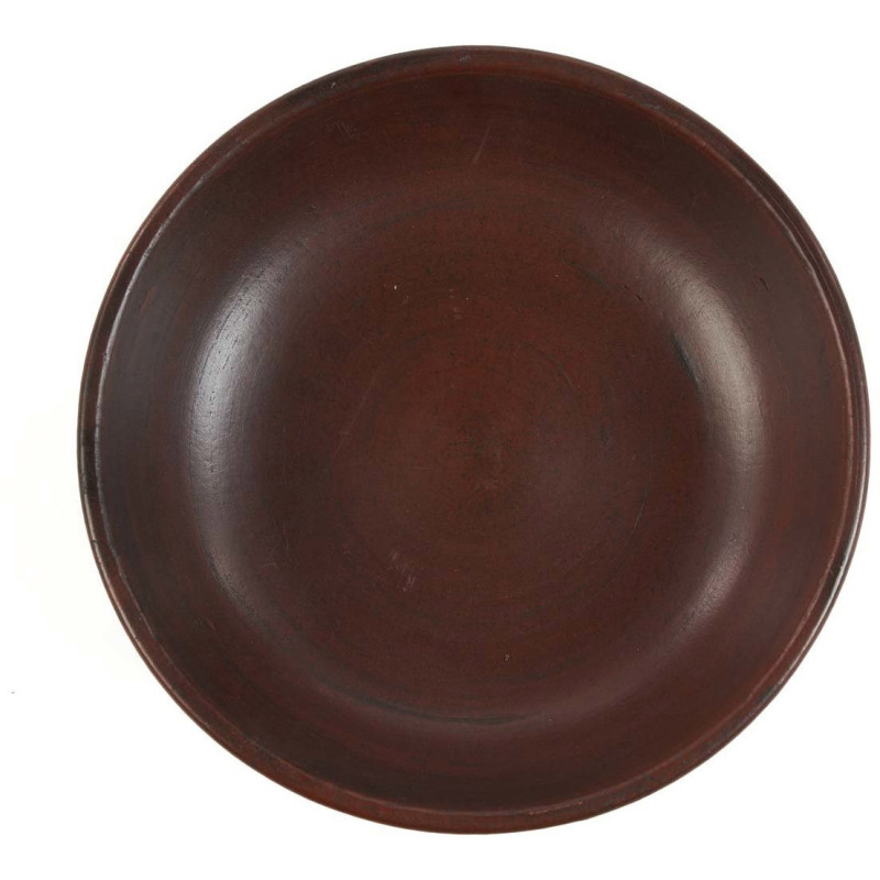 Coupe à fruit sur pied artisanale indonésienne Ronde 30 cm Terre cuite Terracotta The Ethnic 