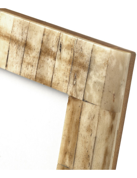 Cadre photo original ethnique chic pour photo 10x15 Os de buffle Beige the Amber Sands 