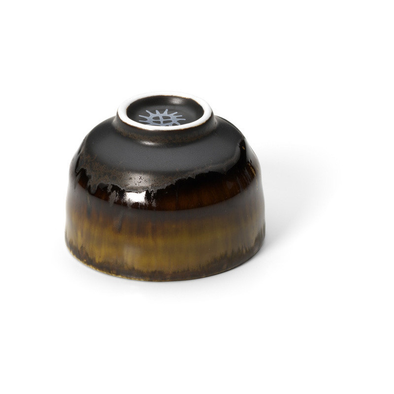 Tasse à thé japonaise moderne H 4 cm Céramique Marron The Merapi 