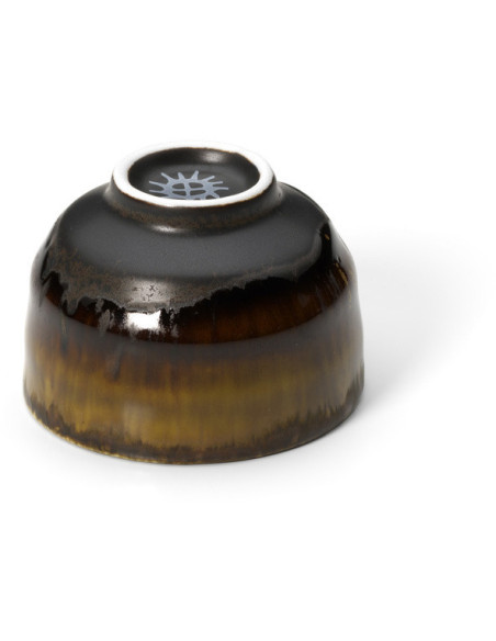 Tasse à thé japonaise moderne H 4 cm Céramique Marron The Merapi 