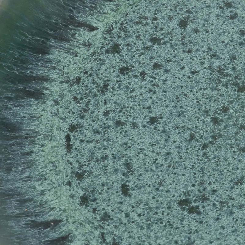 Grande Assiette plate ronde 28 cm Grès Bleu The Aqua 