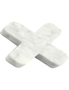 Dessous de table moderne Croix en Marbre Blanc The Marble Pan 