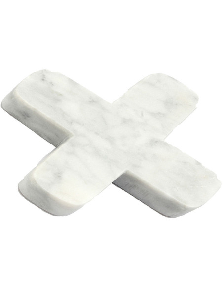 Dessous de table moderne Croix en Marbre Blanc The Marble Pan 
