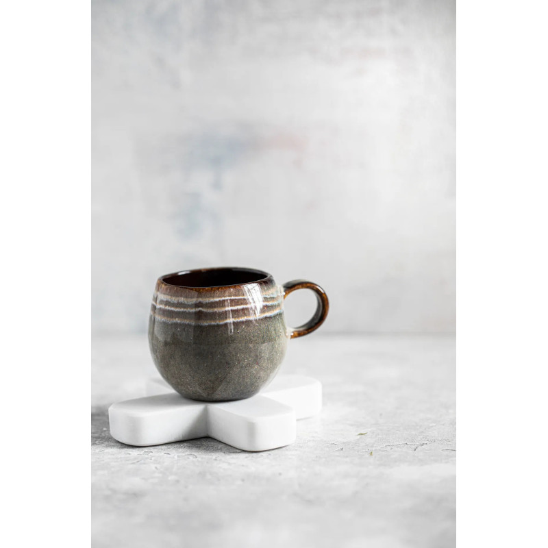 Dessous de table moderne Croix en Marbre Blanc The Marble Pan 