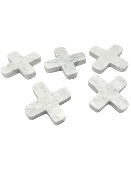 Dessous de table moderne Croix en Marbre Blanc The Marble Pan 